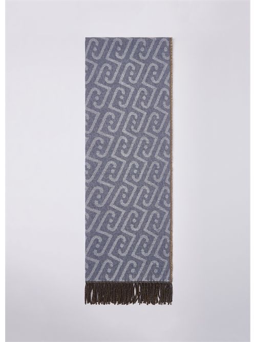 Stola monogram con frange LIU JO | 2F6031T2742/00737